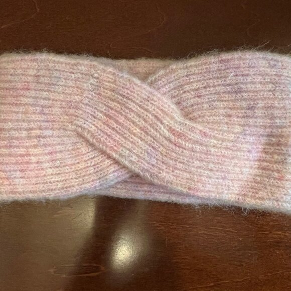 NWT Loft Light Pink Headband & Matching Fingerless Gloves - Picture 2 of 7
